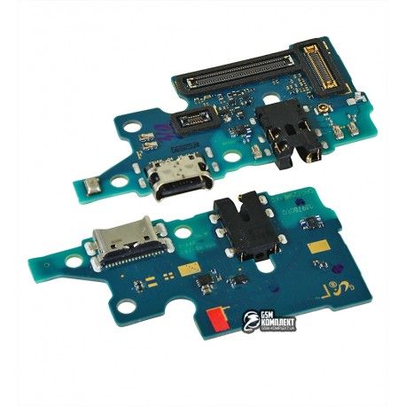 Шлейф для Samsung A715F / DS Galaxy A71, коннектора зарядки, оригінал (PRC), (плата зарядки) (146958)