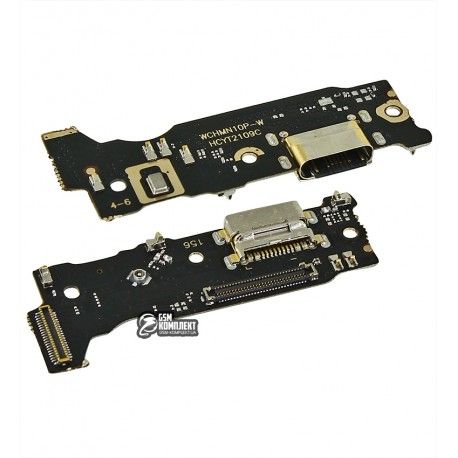 Шлейф для Xiaomi Redmi Note 10 Pro, Redmi Note 10 Pro Max, конектора зарядки, (плата зарядки), M2101K6G, China quality (149049)