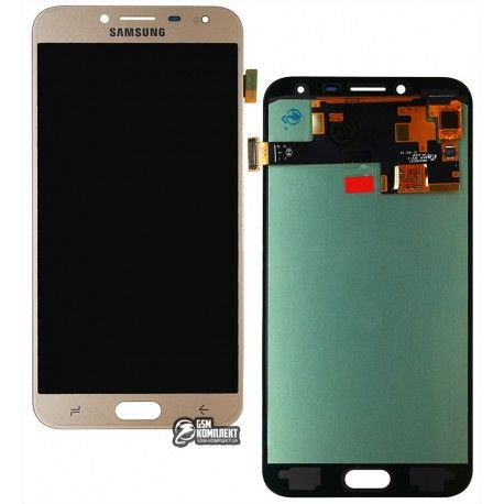 Дисплей для Samsung J400 Galaxy J4 (2018), золотистий, з сенсорним екраном (дисплейний модуль), (OLED), High quality (132114)