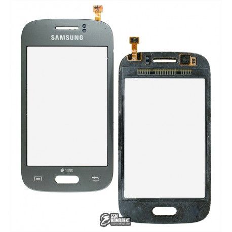 Тачскрін для Samsung S6310 Galaxy Young, S6312 Galaxy Young, сірий (076495)