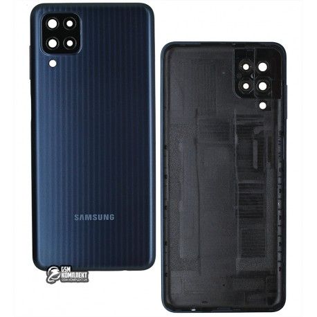 Задня панель корпуса для Samsung M127 Galaxy M12, чорний (150420)