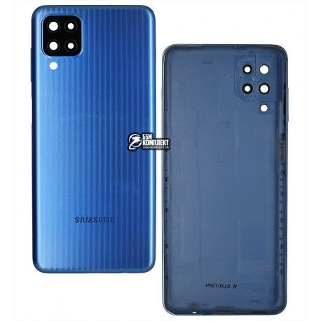 Задня панель корпуса для Samsung M127 Galaxy M12, синій (150419)