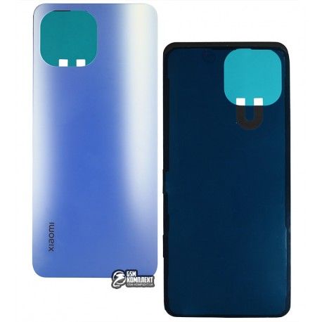 Задня панель корпусу для Xiaomi 11 Lite, 11 Lite 5G, 11 Lite 5G NE, блакитний, High quality, M2101K9AG, Bubblegum Blue (152944)