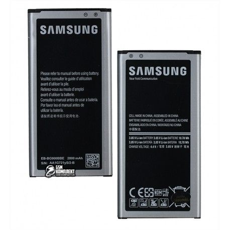 Акумулятор EB-BG900BBE для Samsung G900H Galaxy S5, Li-ion, 3,85 B, 2800 мАг, High quality (153022)