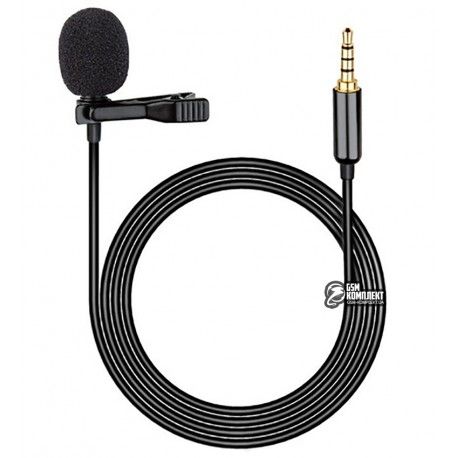 Мікрофон JOYROOM JR-LM1 Lavalier Microphone 2M/Black (152789)