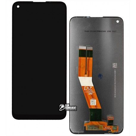 Дисплей Samsung A115 Galaxy A11, M115 Galaxy M11, чорний, з тачскріном, High quality (145903)