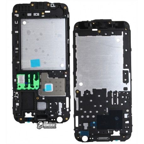 Рамка кріплення дисплея для Samsung J200F Galaxy J2, J200G Galaxy J2, J200H Galaxy J2, J200Y Galaxy J2, чорний колір (106236)