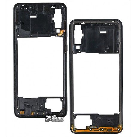 Середня частина корпуса для Samsung A705 Galaxy A70, A705F / DS Galaxy A70, чорний (143415)