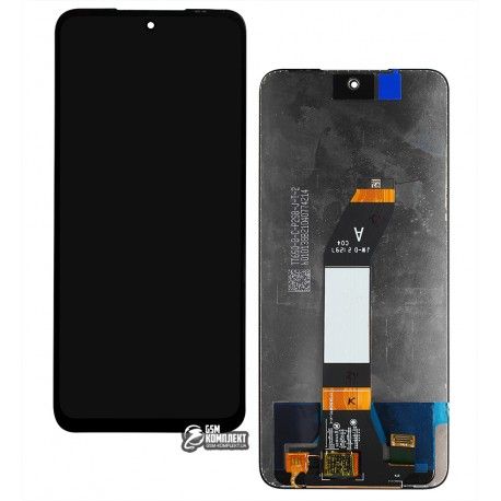 Дисплей для Xiaomi Redmi 10 2021, Redmi 10 2022, чорний, з тачскрином, High quality (152711)