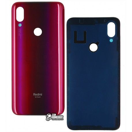 Задня кришка батареї Xiaomi Redmi 7, червоний колір (136157)