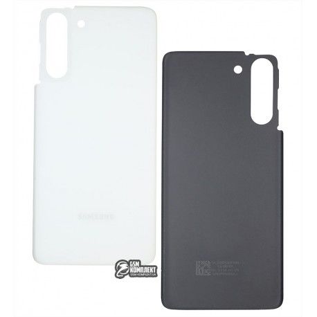 Задня панель корпусу для Samsung G990 Galaxy S21 (2021), Phantom White, біла (152939)