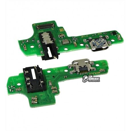 Шлейф для Samsung A107F / DS Galaxy A10s, конектора заряджання, High quality, (плата зарядки), M16 (146930)