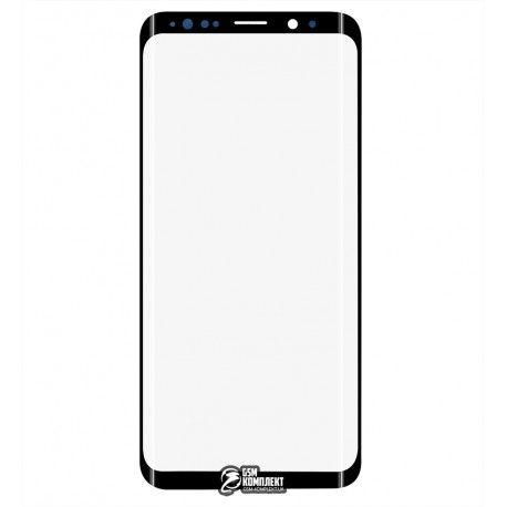 Скло дисплея для Samsung G960F Galaxy S9, з OCA-плівкою, чорне (142355)