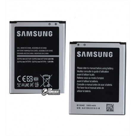 Акумулятор B150AE для Samsung G350 Galaxy Star Advance, G350E Galaxy Star Advance Duos, I8260 Galaxy Core, I8262 Galaxy Core, Li-ion, 3,8 В, 1800 мАч (152802)