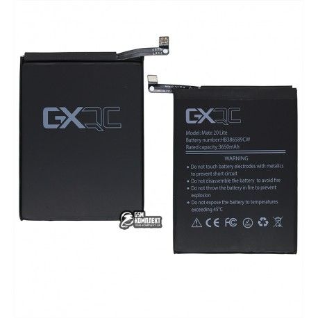 Акумулятор GX HB386590ECW, HB386589ECW, для Huawei P10 Plus, Mate 20 lite, Honor 8X, Honor Play 2018 (COR-AL00, Li-Polymer, 3,82 B, 3650 мАг (154200)