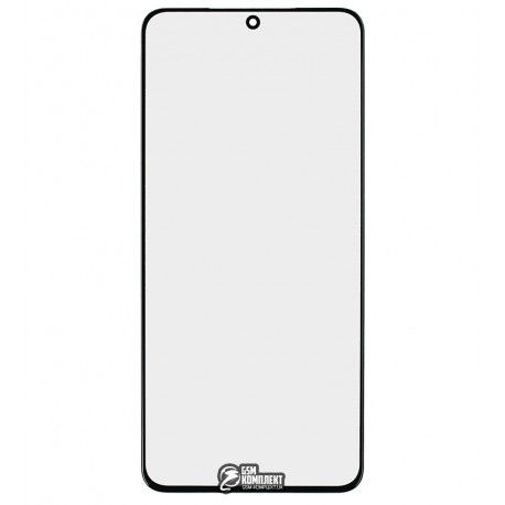 Скло дисплея для Samsung G990 Galaxy S21 FE 5G, з ОСА-плівкою, чорний (154031)
