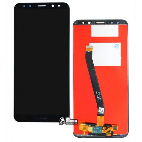 Дисплей для Huawei Honor 9i (2017), Mate 10 Lite, чорний, з тачскріном, grade B, China quality, RNE-L01 / RNE-L21 (140552)