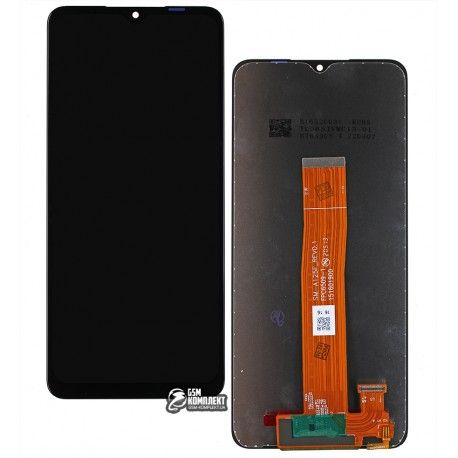 Дисплей для Samsung A125F Galaxy A12, A326 Galaxy A32 5G, A127 Galaxy A12 Nacho, M127 Galaxy M12, чорний, Best Quality, без рамки, China quality, SM-A125F_REV0.1 FPC6509-1 (153901)