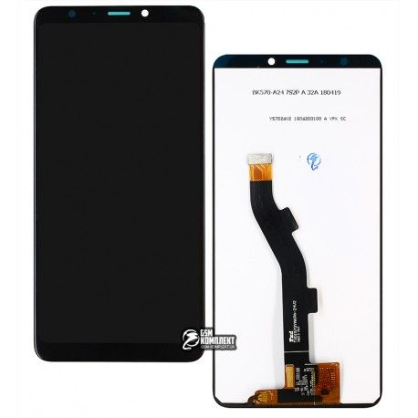 Дисплей для Meizu M8 lite, чорний, без рамки, оригінал (PRC) (153941)