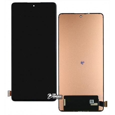 Дисплей для Xiaomi 11T, 11T Pro, чорний, без рамки, High quality, (OLED), 21081111RG (152478)