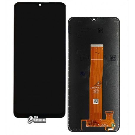 Дисплей для Samsung A022F Galaxy A02, A125F Galaxy A12, A127 Galaxy A12 Nacho, A326 Galaxy A32 5G, M022 Galaxy M02, M127 Galaxy M12, M326 Galaxy M32 5G, чорний, з сенсорним екраном, оригінал (PRC) (150016)