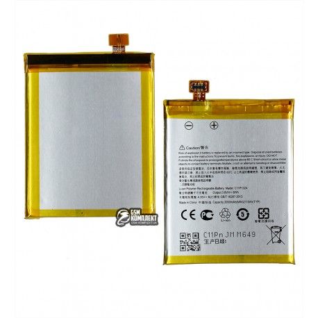 Акумулятор для Asus ZenFone 5 (A500KL), ZenFone 5 (A501CG), Li-ion, 3,8 В, 2050 мАг, C11P1324/C11P6JQ, без логотипу (155073)