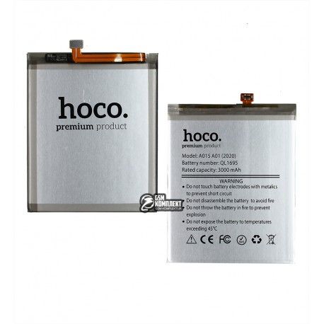 Акумулятор Hoco QL1695 для Samsung A015 Galaxy A01 (2020), Li-ion, 3,85 В, 3000 мАг (155204)