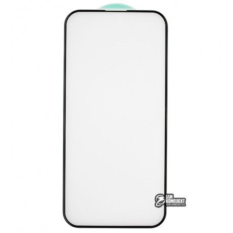 Захисне скло для iPhone 14 Pro Max, iPhone 15 Plus, 3D, 4D ARC, чорне (155926)