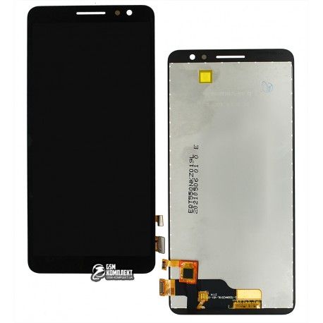 Дисплей для Alcatel 1B (5002H), чорний, з тачскріном (дисплейний модуль) (156483)