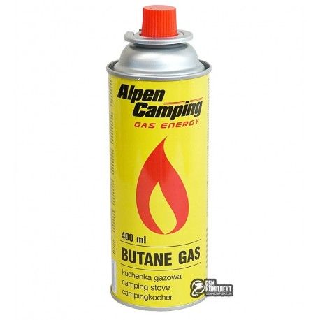 Газовий балон Alpen Camping, Польща, для пальників, 220г (156631)