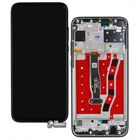 Дисплей для Huawei Nova 5i, P20 Lite (2019), чорний, з тачскріном, з рамкою, Original PRC (139797)