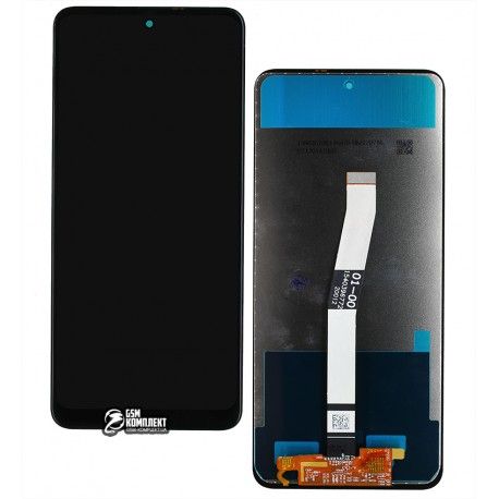 Дисплей для Xiaomi Redmi Note 9 Pro, Redmi Note 9S, чорний, без рамки, China quality, M2003J6B2G, M2003J6A1G (156307)