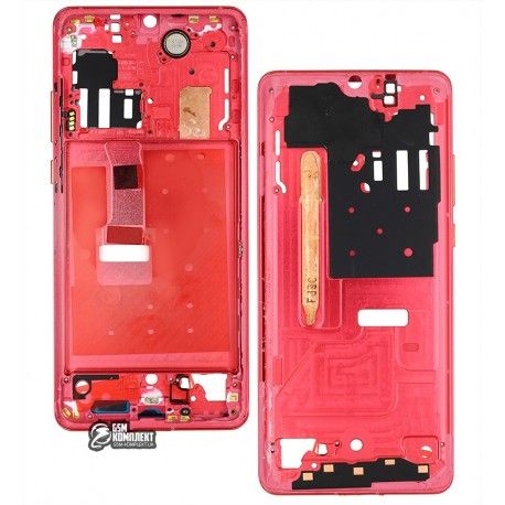 Середня частини корпуса для Huawei P30 Pro, червоний, рамка кріплення дисплея (156785)