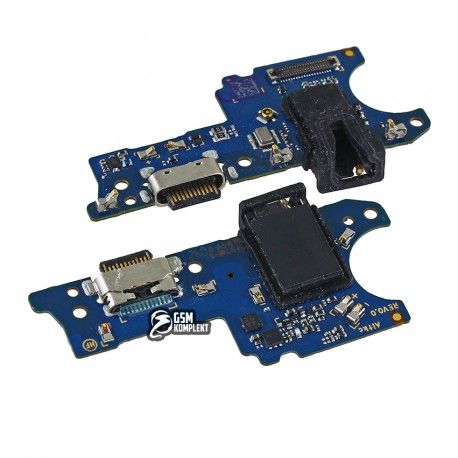 Шлейф для Samsung A025F / DS Galaxy A02s, коннектора зарядки, оригінал (PRC), (плата зарядки) (146935)
