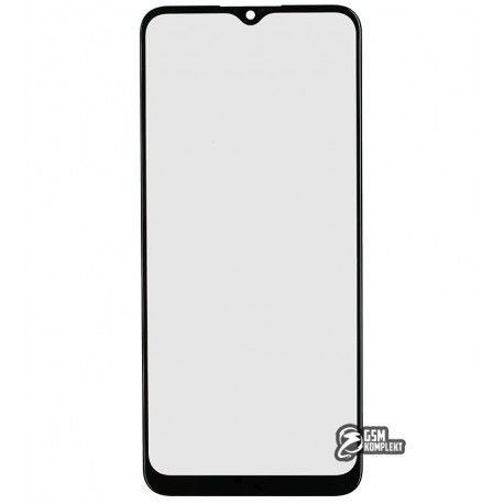 Скло дисплею для Samsung A035F Galaxy A03, з OCA-плівкою, чорне (157446)