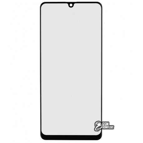 Скло дисплея для Samsung M325 Galaxy M32, з OCA-плівкою, чорне (157588)