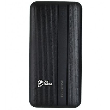 Power bank Borofone BT32, 10000 мАг (2USB+Micro-USB+Type-C+Lightning), чорний (157747)
