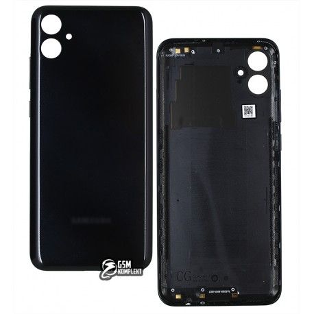 Задня панель корпусу Samsung A042 Galaxy A04e, чорна (157949)