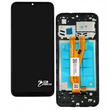 Дисплей для Samsung A032 Galaxy A03 Core, чорний, Best Quality, з рамкою, China quality (157970)