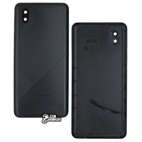 Задня панель корпуса для Samsung M013 Galaxy M01 Core, чорний (154420)