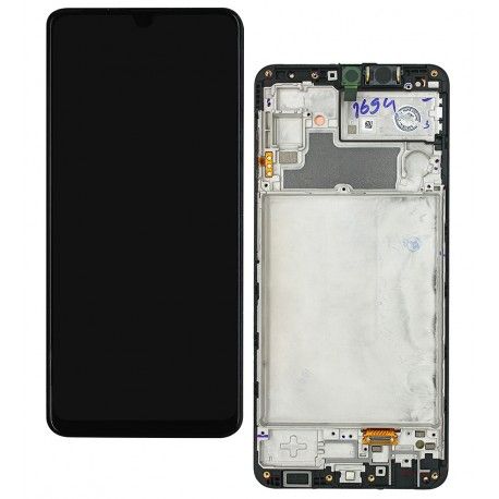 Дисплей для Samsung M325 Galaxy M32, чорний, з рамкою, оригінал (PRC) (154666)