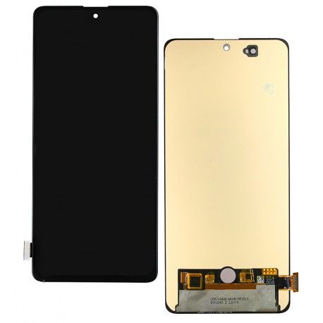 Дисплей для Samsung A715 Galaxy A71, A715F/DS Galaxy A71, чорний, без рамки, High quality, (OLED) (156774)