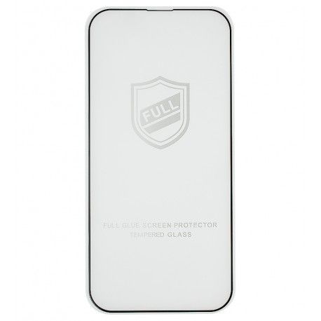 Захисне склодля iPhone 14 Pro, iPhone 15, Tiger Glass, Full Glue, чорне (159557)