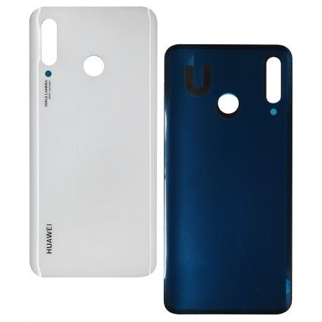 Задня панель корпусу Huawei Nova 4e, P30 Lite, 24 Мп, біла, Уцінка, смуга по центру кришки (159967)
