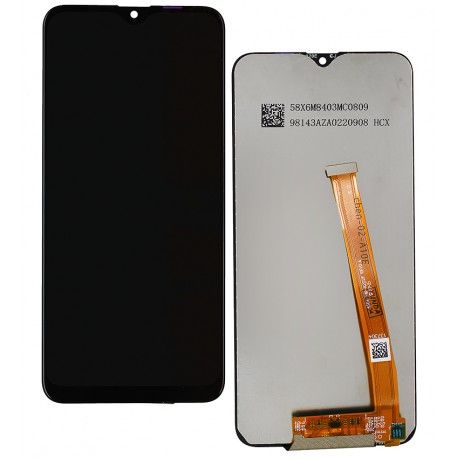 Дисплей для Samsung A202 Galaxy A20e, A202F/DS Galaxy A20e, чорний, без рамки, оригінал (переклеєне скло) (154493)