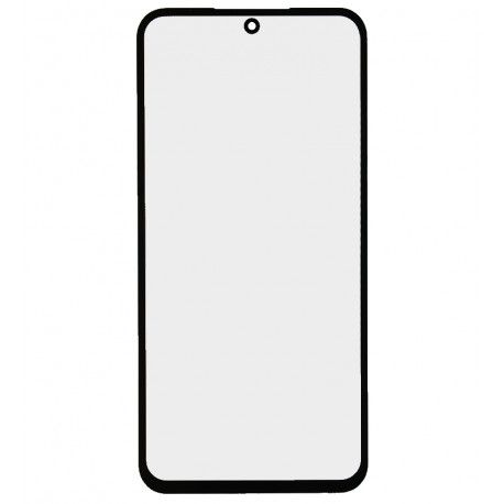 Скло дисплея для Samsung A546 Galaxy A54, з OCA-плівкою, чорне (160307)