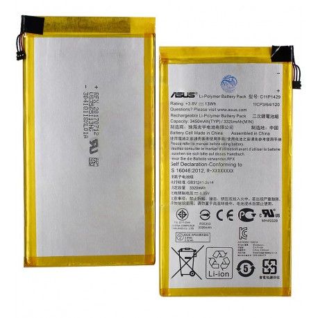 Акумулятор для планшетів Asus ZenPad C 7.0 Z170C Wi-Fi, ZenPad C 7.0 Z170CG 3G, ZenPad C 7.0 Z170MG 3G, Li-Polymer, 3,773,83450 мАч, C11P1429 (114782)