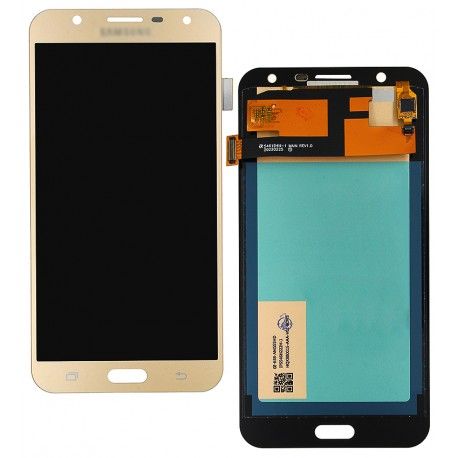 Дисплей для Samsung J701 Galaxy J7 Neo, золотистий, з сенсорним екраном, з регулюванням яскравості, (TFT), Best China quality (126464)