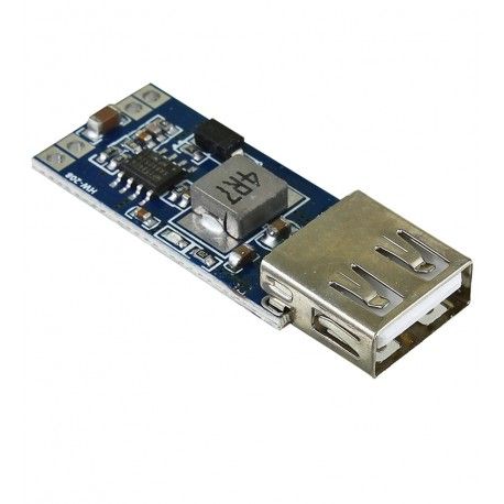 DC-DC USB 5V / 3A перетворювач понижуючий Uin 7,5-28V (122008)