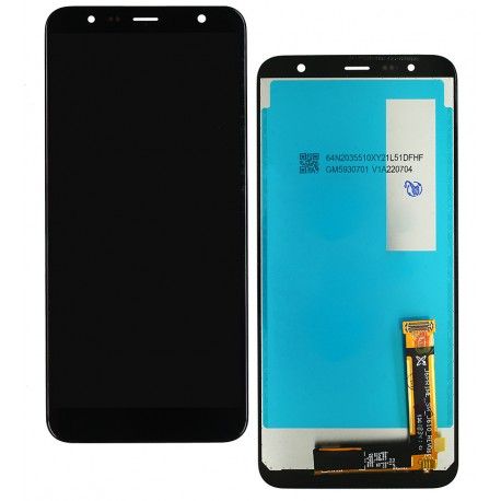 Дисплей для Samsung J415 Galaxy J4 +, J415F Galaxy J4 +, J610 Galaxy J6 +, чорний, з сенсорним екраном, (TFT), з регулюванням яскравості, China quality (146916)
